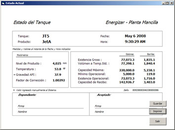 Reporte de Estado